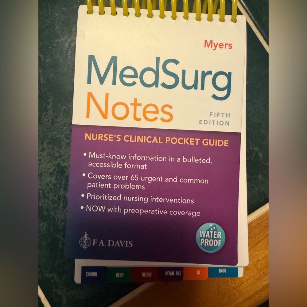 MedSurg Notes Clinical Pocket Guide - Purple
